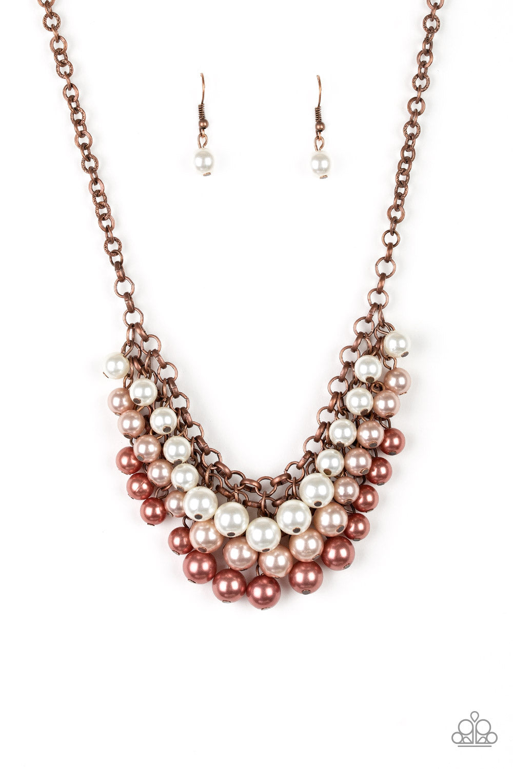 Run For The HEELS! Copper Paparazzi Necklace Cashmere Pink Jewels