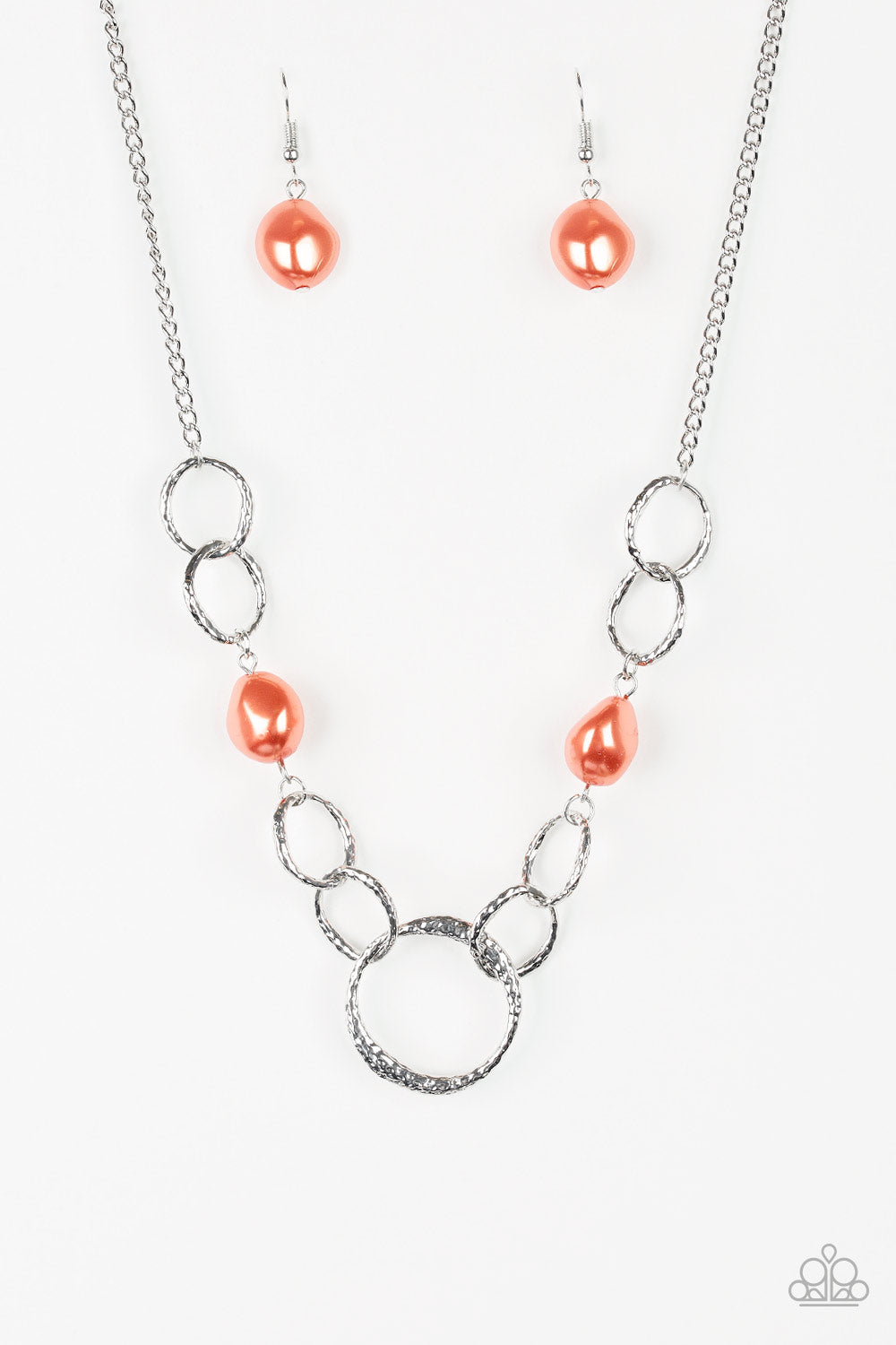 Lead Role Orange Paparazzi Necklace Cashmere Pink Jewels