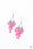 What Happens In Maui Pink Paparazzi Earrings Cashmere Pink Jewels