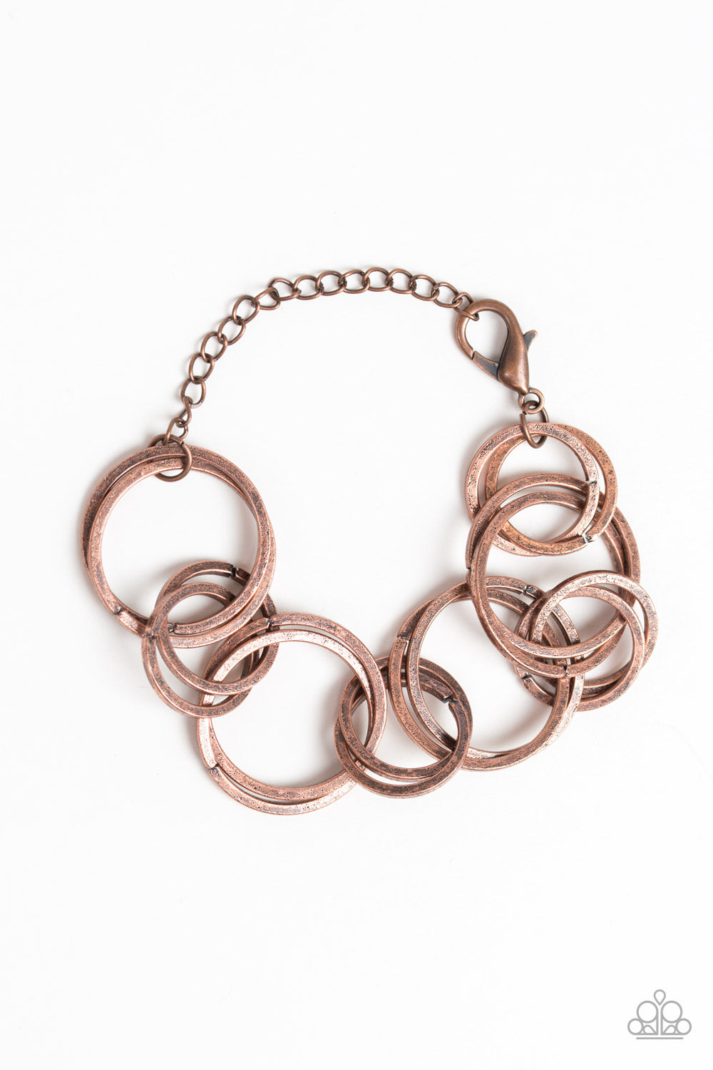 Give Me A Ring Copper Paparazzi Bracelets Cashmere Pink Jewels - Cashmere Pink Jewels & Accessories, Cashmere Pink Jewels & Accessories - Paparazzi