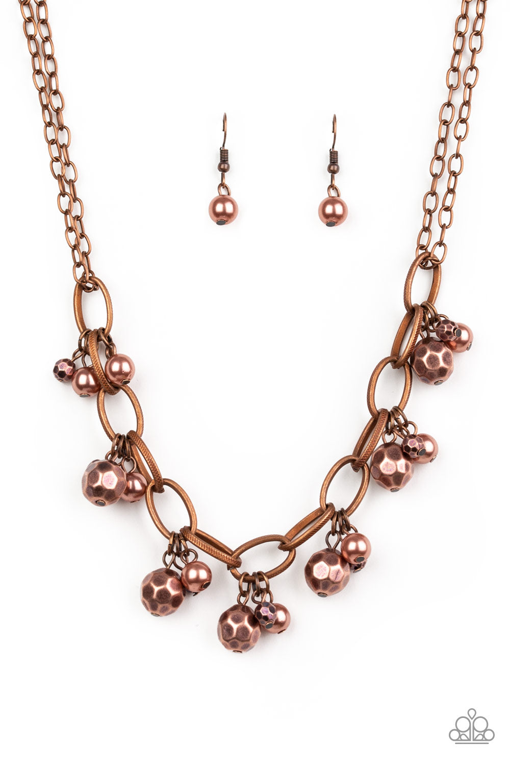 Malibu Movement Copper Paparazzi Necklace Cashmere Pink Jewels - Cashmere Pink Jewels & Accessories, Cashmere Pink Jewels & Accessories - Paparazzi