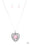 One Heart Pink Paparazzi Necklace Cashmere Pink Jewels