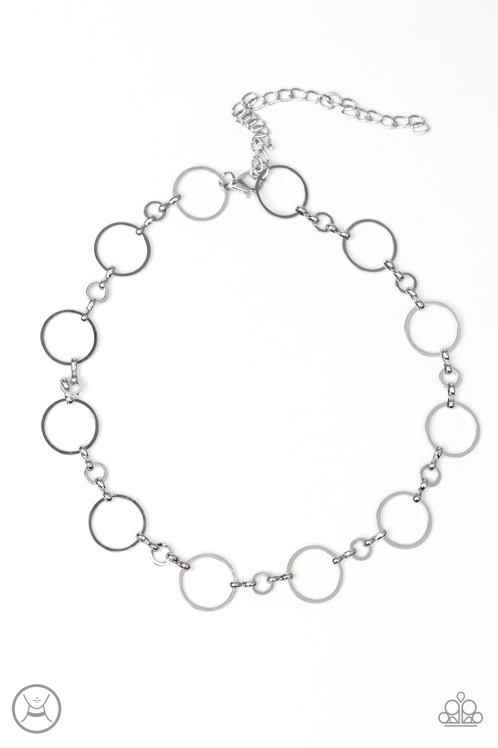 Simply City Slicker Silver Paparazzi Necklace Cashmere Pink Jewels - Cashmere Pink Jewels & Accessories, Cashmere Pink Jewels & Accessories - Paparazzi