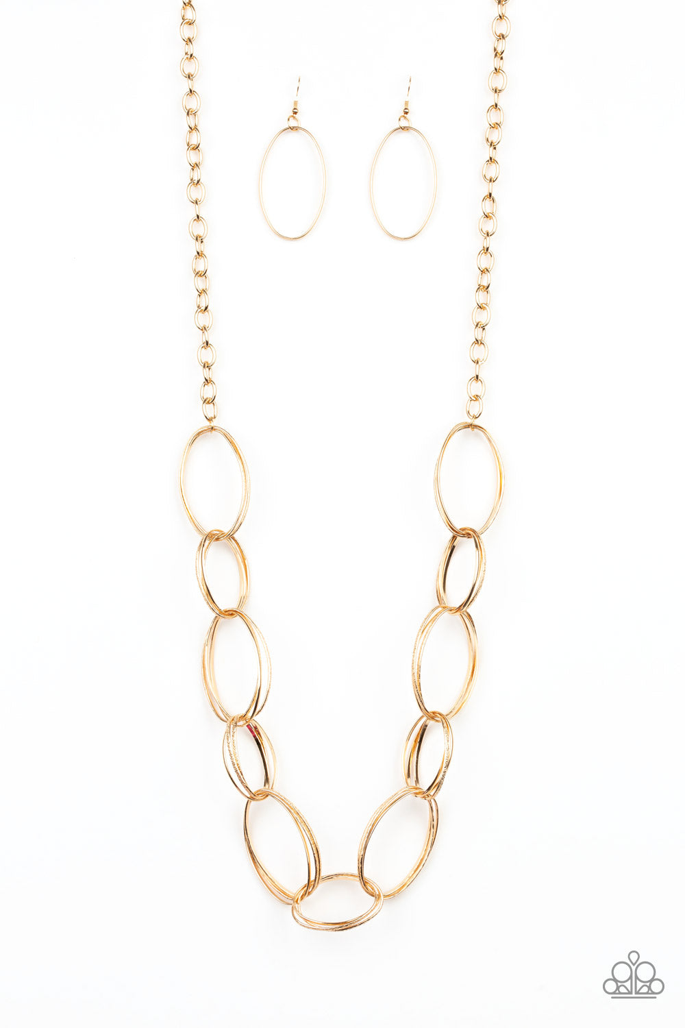 Long gold necklace deals paparazzi