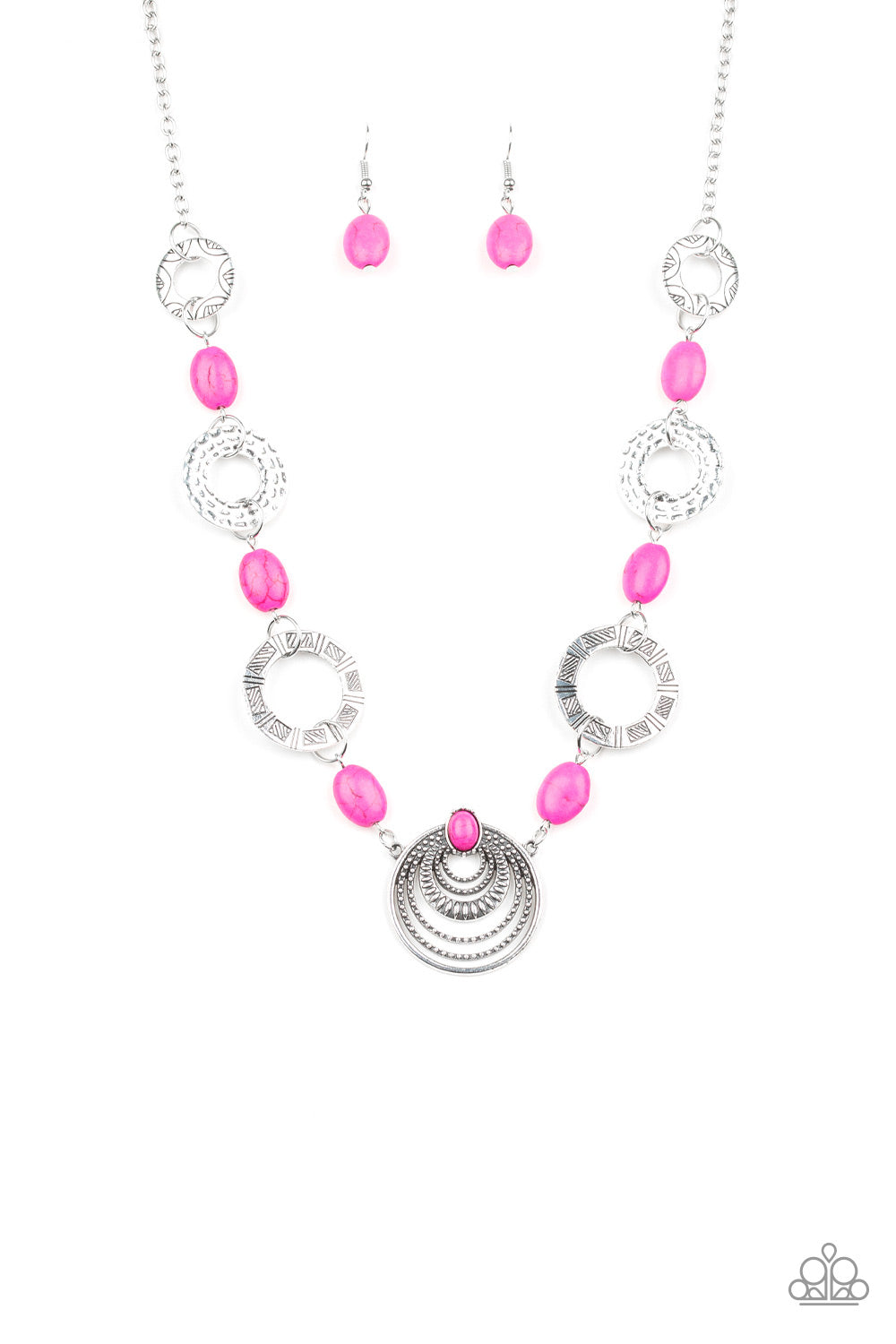 Zen Trend Pink Paparazzi Necklace Cashmere Pink Jewels - Cashmere Pink Jewels & Accessories, Cashmere Pink Jewels & Accessories - Paparazzi