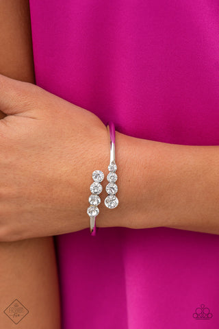Mega Glam Orange Paparazzi Bracelet Cashmere Pink Jewels